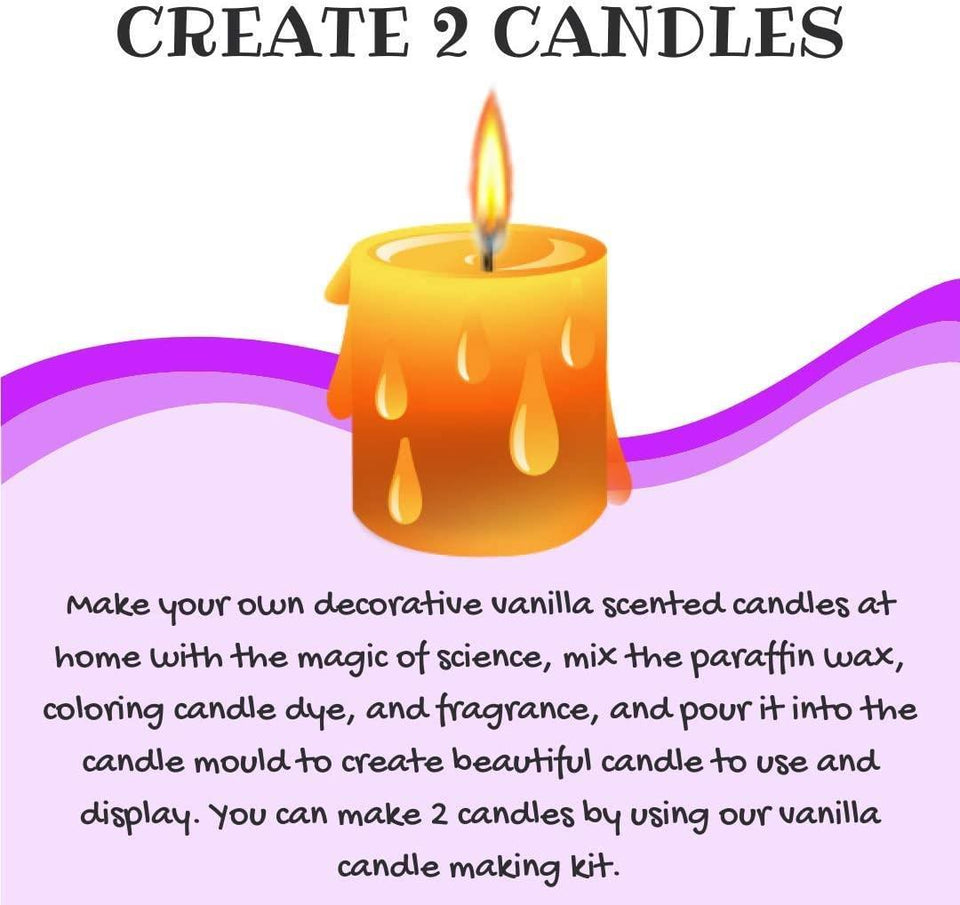 STEM Learner My Vanilla Candle Making Lab DYI Kids Science Kit