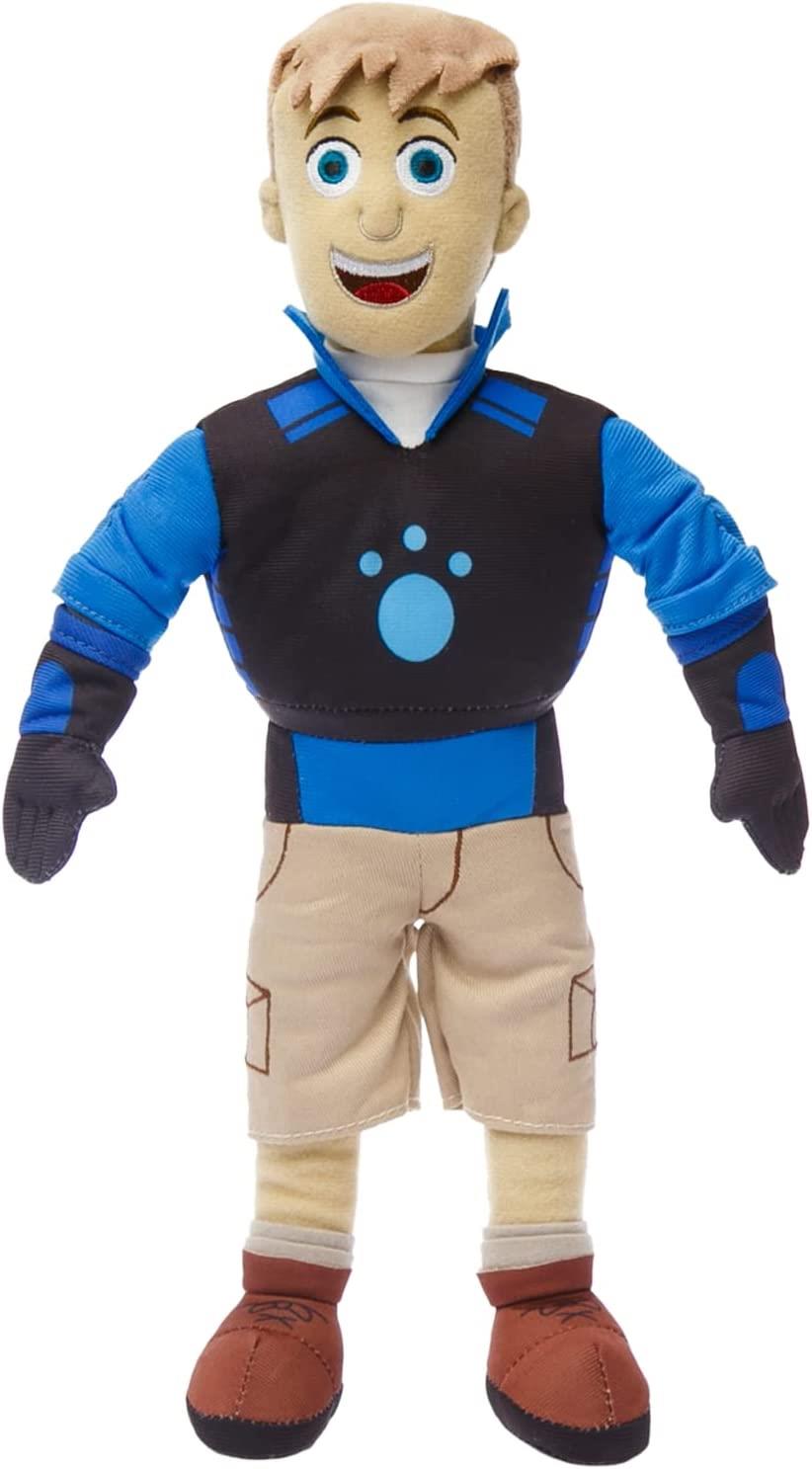 Martin Kratt Wild Kratts Plush Toy Doll 14" Blue Creature Power Suit Mighty Mojo