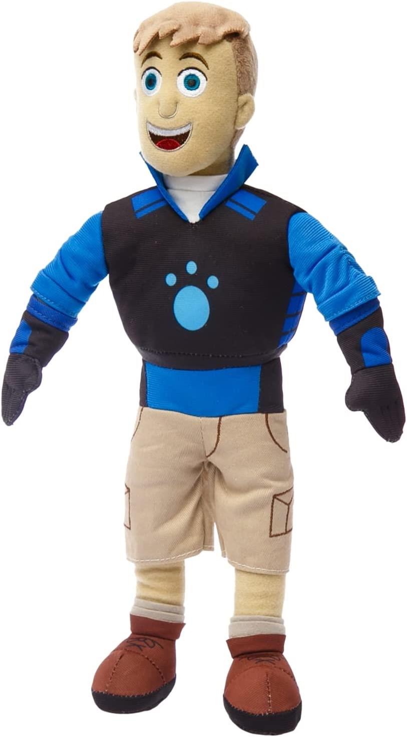 Martin Kratt Wild Kratts Plush Toy Doll 14" Blue Creature Power Suit Mighty Mojo