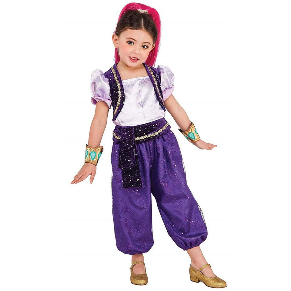 Nickelodeon Shimmer & Shine Shimmer Kids size S 4/6 Licensed Costume Outfit Rubie's