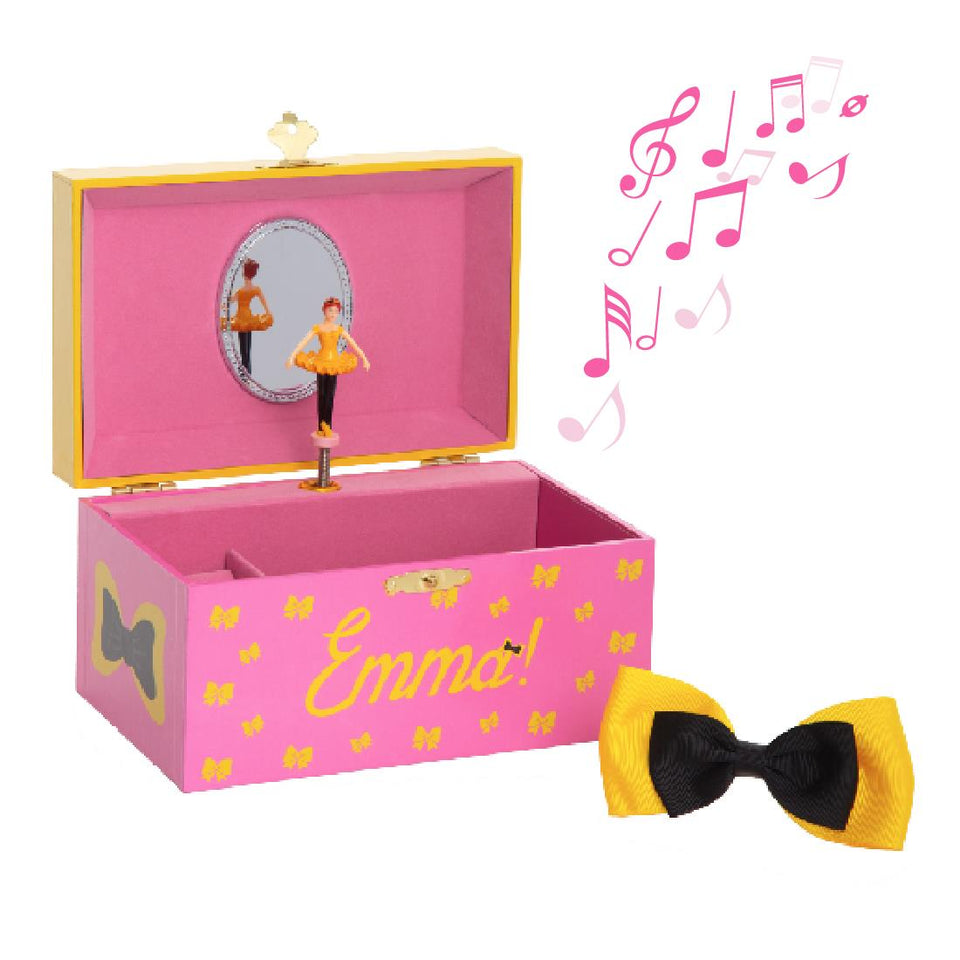 The Wiggles Emma Watkins Ballerina Musical Jewelry Box & Hairbow
