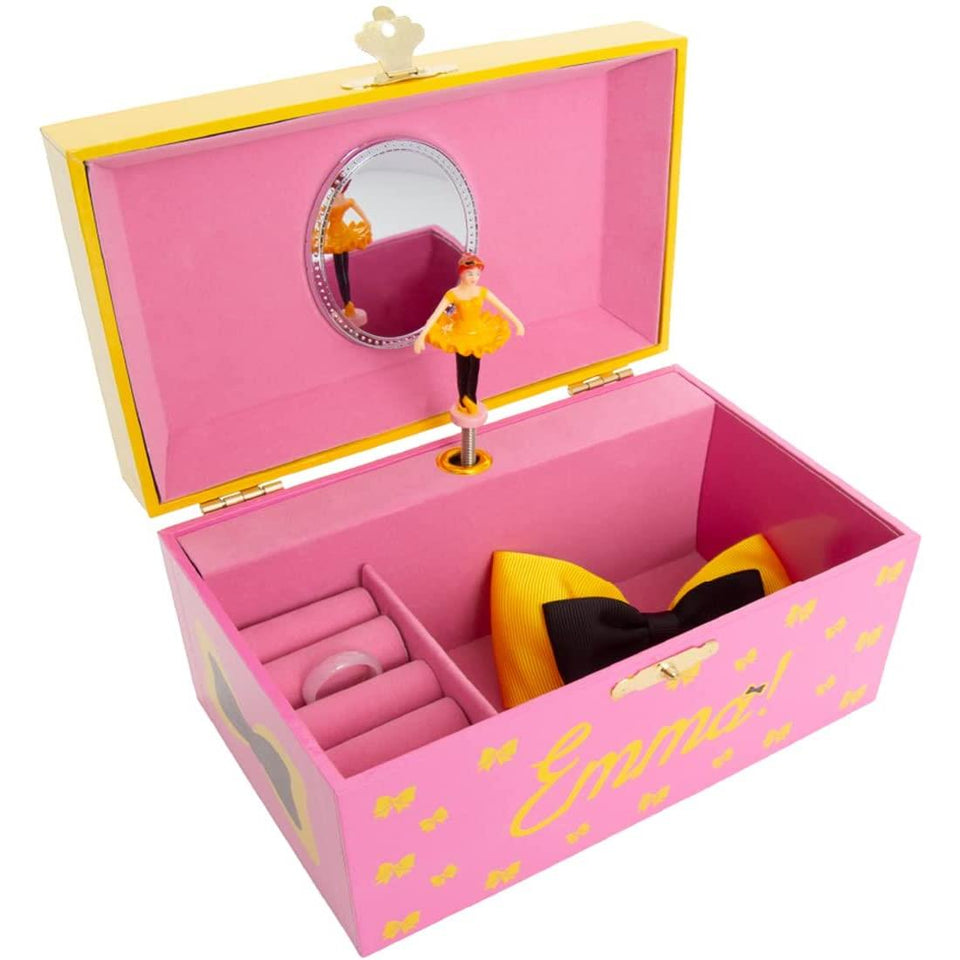 The Wiggles Emma Watkins Ballerina Musical Jewelry Box & Hairbow