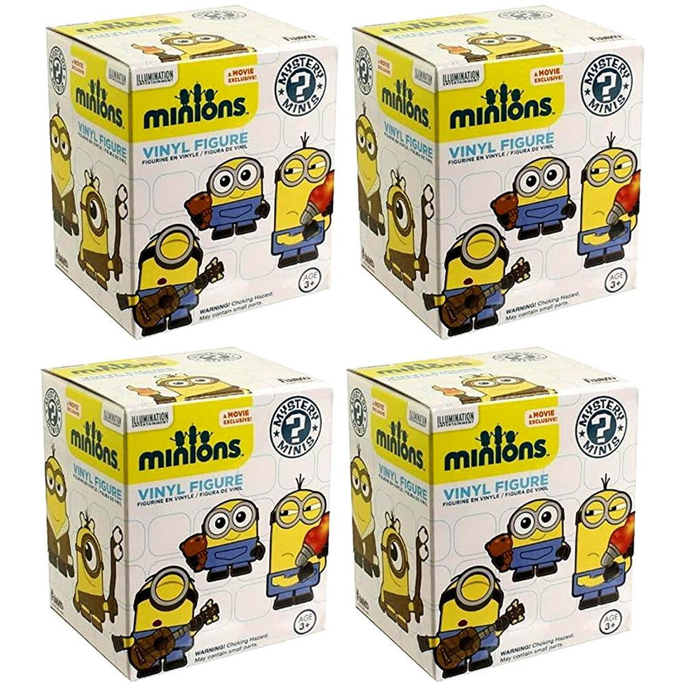 Funko Minions Movie Series Mini 4 pack Despicable Me Surprise Figure Boxes Collectible