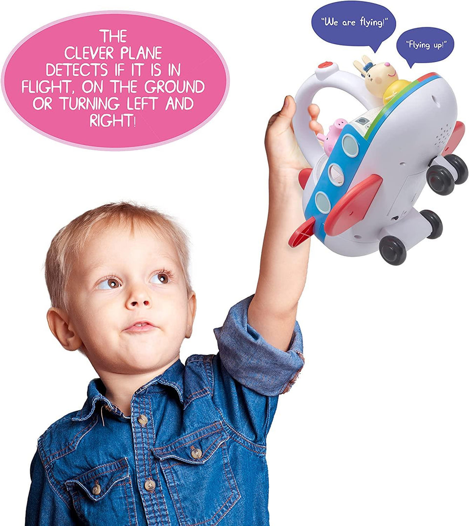 Peppa Pig's Clever Plane Lights Sounds Miss Rabbit Toy Interactive WOW ...