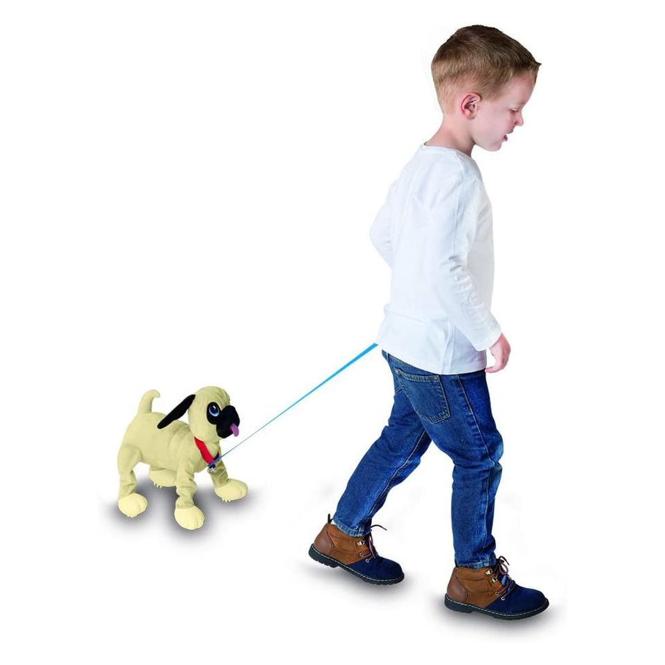Peppy Pets Walking Pug Dog No Batteries Required Bouncing Pet Interactive Mighty Mojo