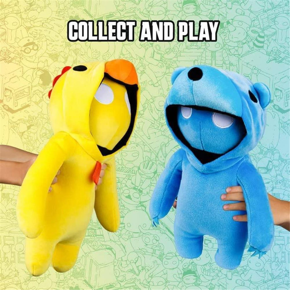 Gang Beasts Blue Bear Costume Plush 16" Gamer Character Soft Doll Figure PMI International