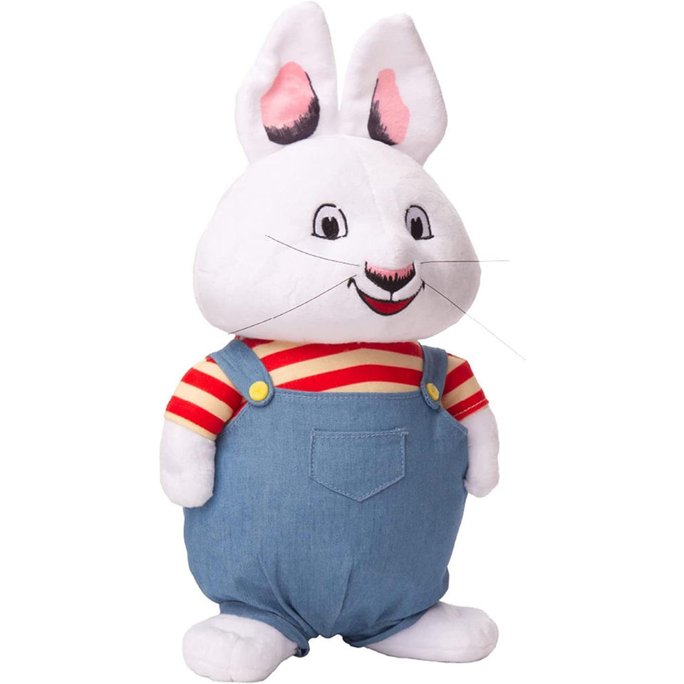 Max and Ruby Rabbit Bundle White Bunny Plush Doll Set Kids TV Show Toy Mighty Mojo