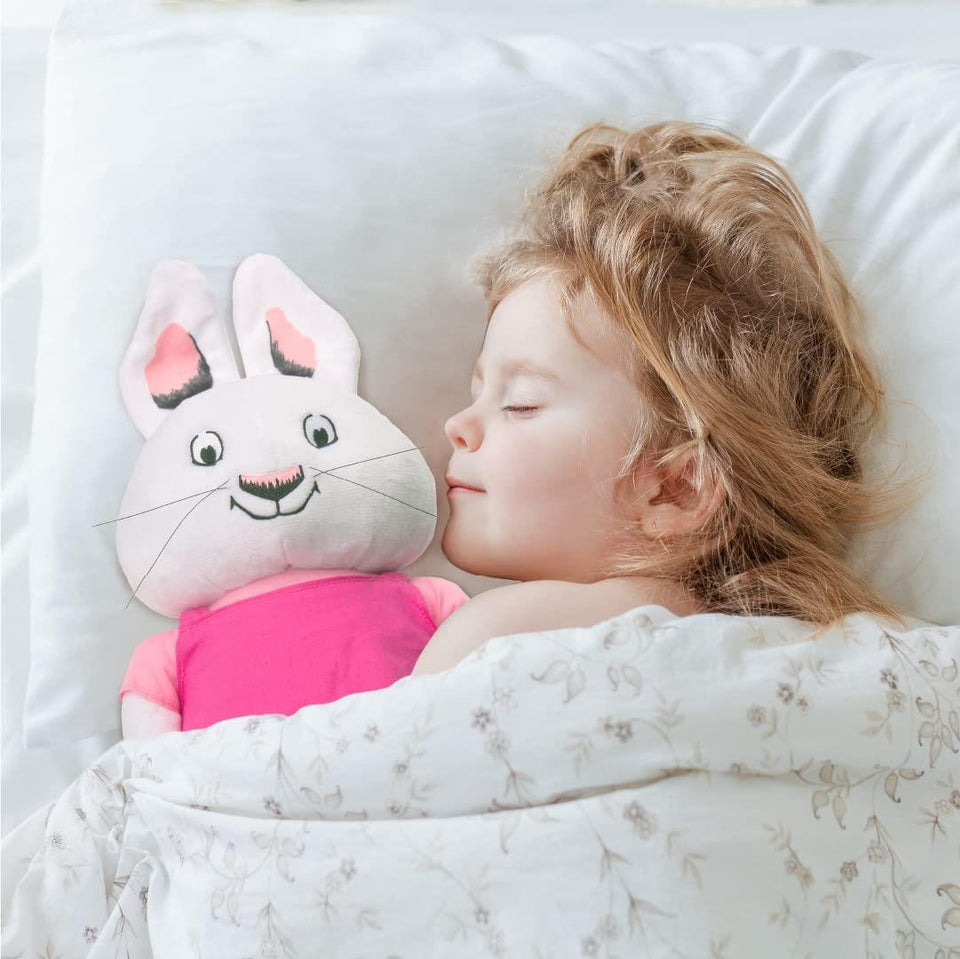 Max and Ruby Rabbit Bundle White Bunny Plush Doll Set Kids TV Show Toy Mighty Mojo
