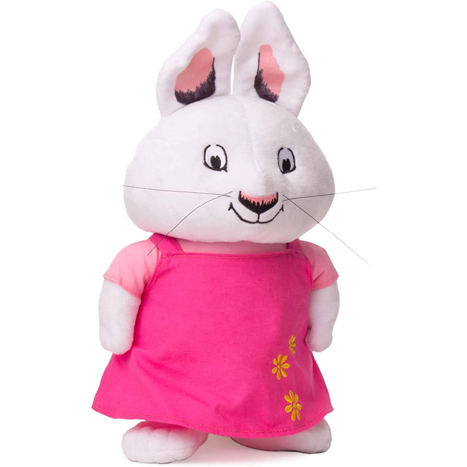 Max and Ruby Rabbit Bundle White Bunny Plush Doll Set Kids TV Show Toy Mighty Mojo