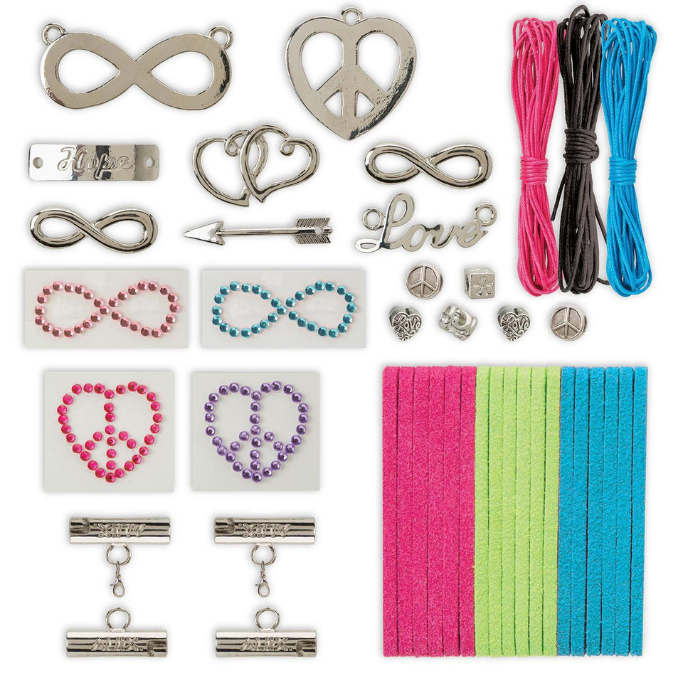 Alex Toys DIY Infinity Jewelry Making 31pc Kit Bracelet Necklace Kids Craft Activity