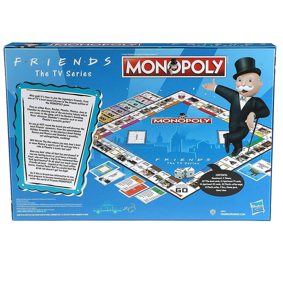 Monopoly Friends TV Series Edition Ross Rachel Phoebe Monica Joey Chandler Game