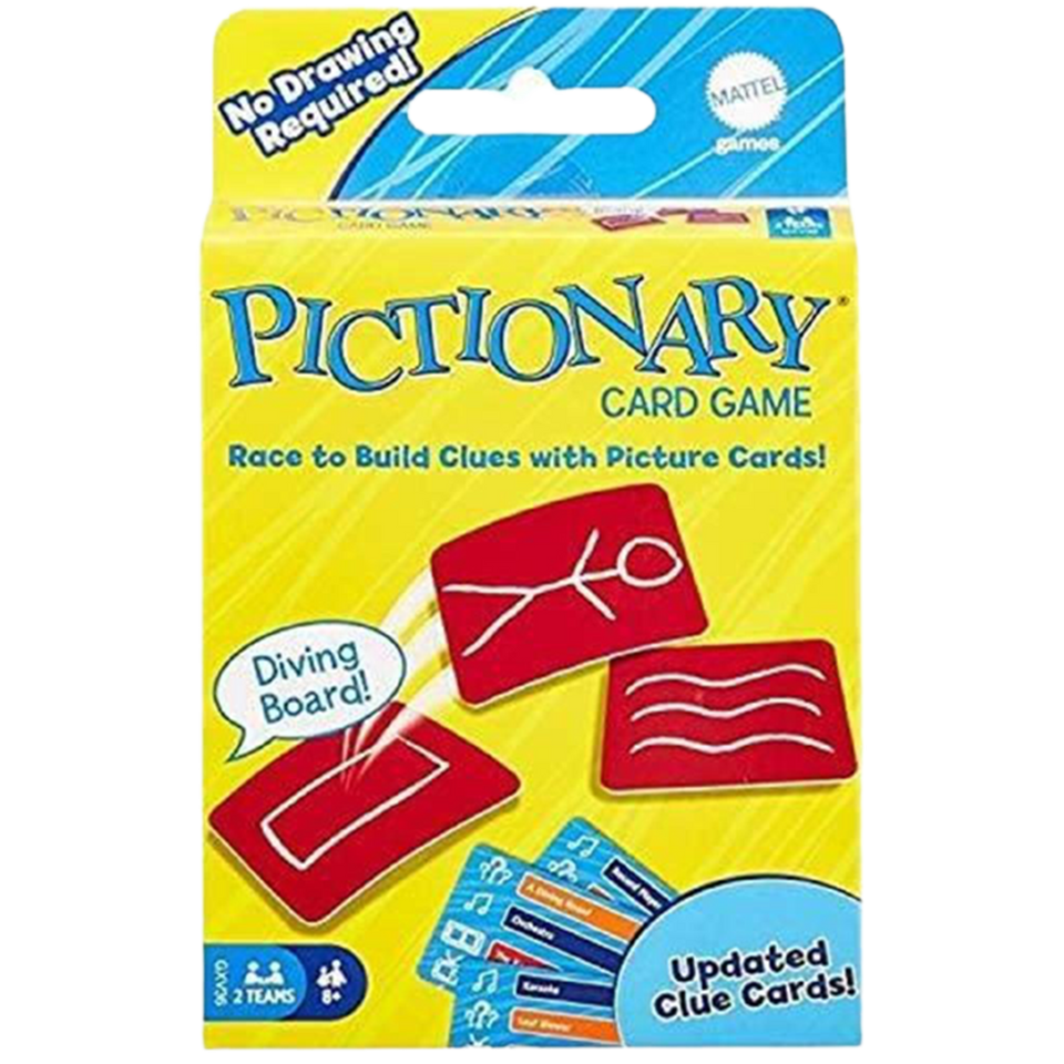 8ct Card Games Mega Pack Uno Pictionary Phase 10 Mad Gab Dos Bold Blink Pic Flip