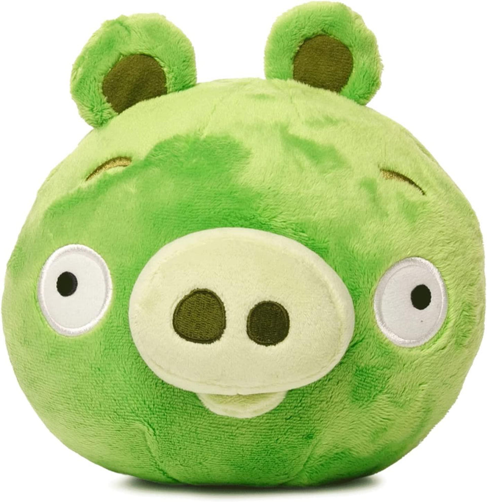 Angry Birds Green Pig Plush Bad Piggies 7" Stuffed Pillow Doll Soft Toy Mighty Mojo