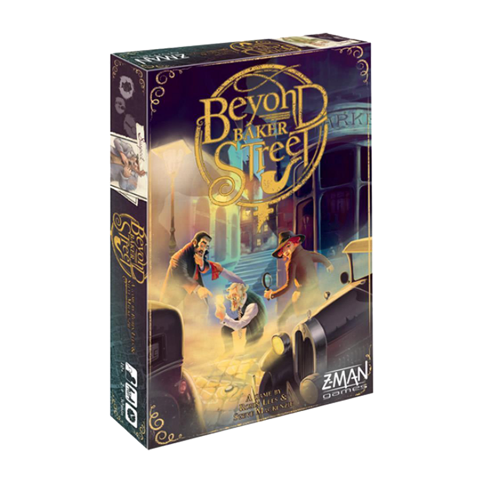 Z-an Games Beyond Baker Street Board Game Sherlock Holmes Watson Detective Themed Mystery