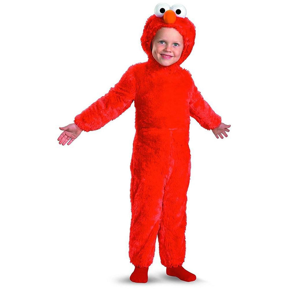 Sesame Street Elmo Plush Fur size S 2T Toddler Kids Costume Outfit Disguise