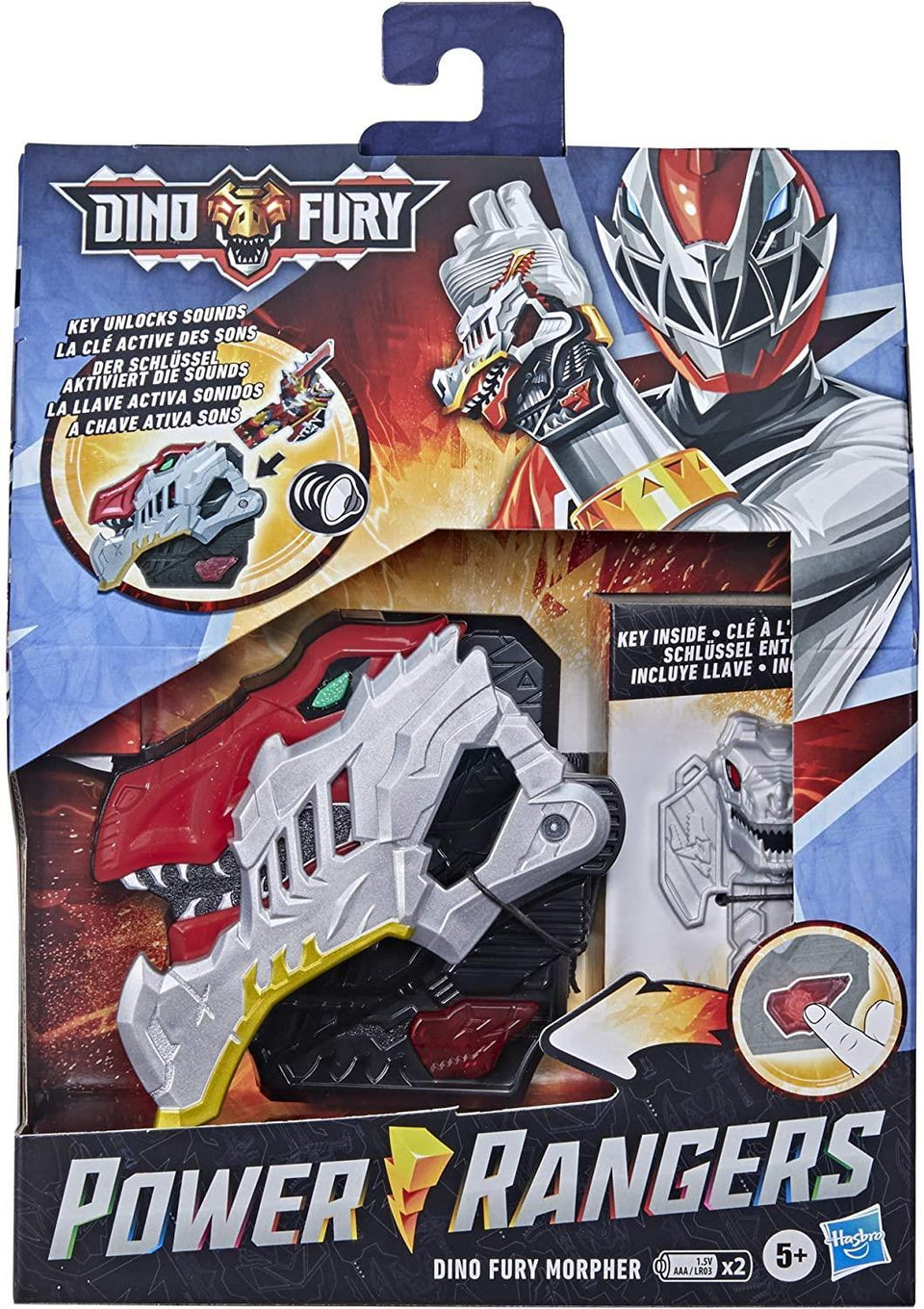 Power Rangers Dino Fury Morpher Motion Lights Sound Electronic Toy Hasbro