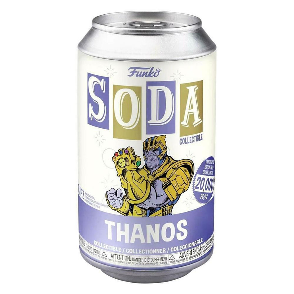 Funko Soda Thanos Marvel Universe Non-Chase Avengers Mad Titan Villan Figure