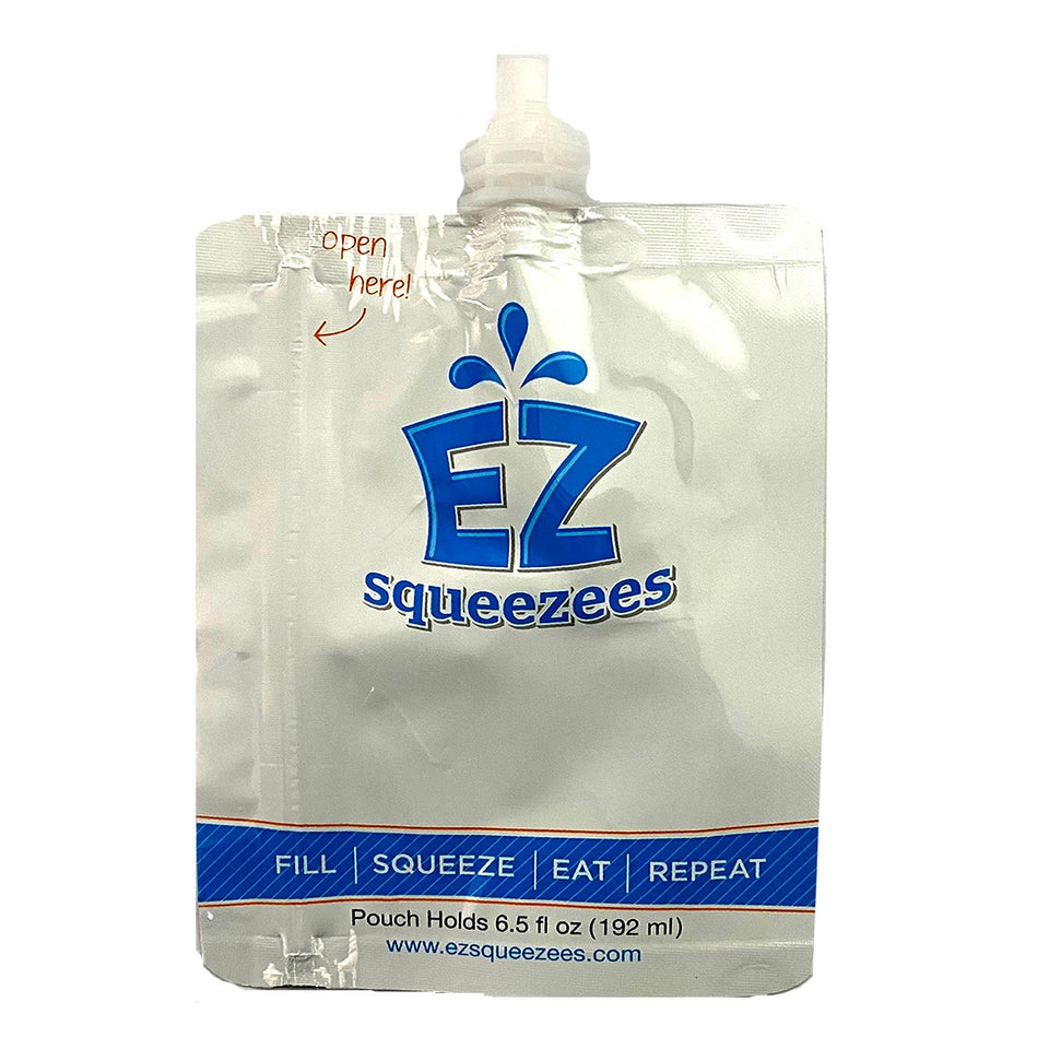 EZ Squeezees Reusable Squeeze Food Pouch 6pk Storage Toddler Kids Refill 89400016pk
