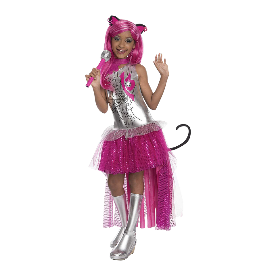 Monster High Frights Camera Action Catty Noir Girls Wig Costume Accessory