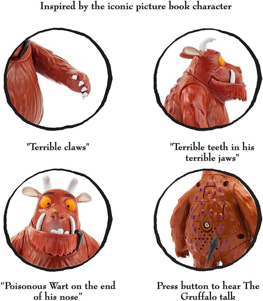 The Talking Gruffalo Action Figure Sounds Phrases Interactive WOW! Stuff