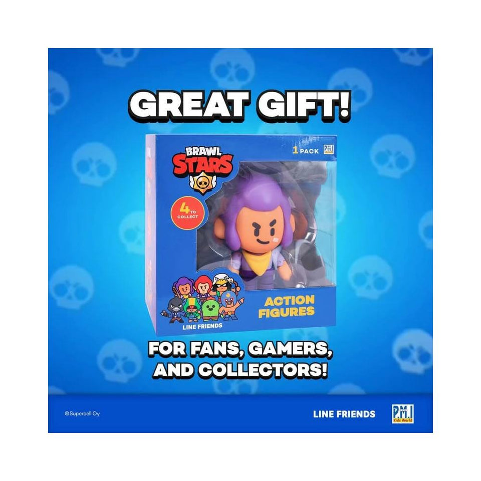 Brawl Stars Shelly Brawler Boomstick Shotgun Fighter Action Figure PMI International