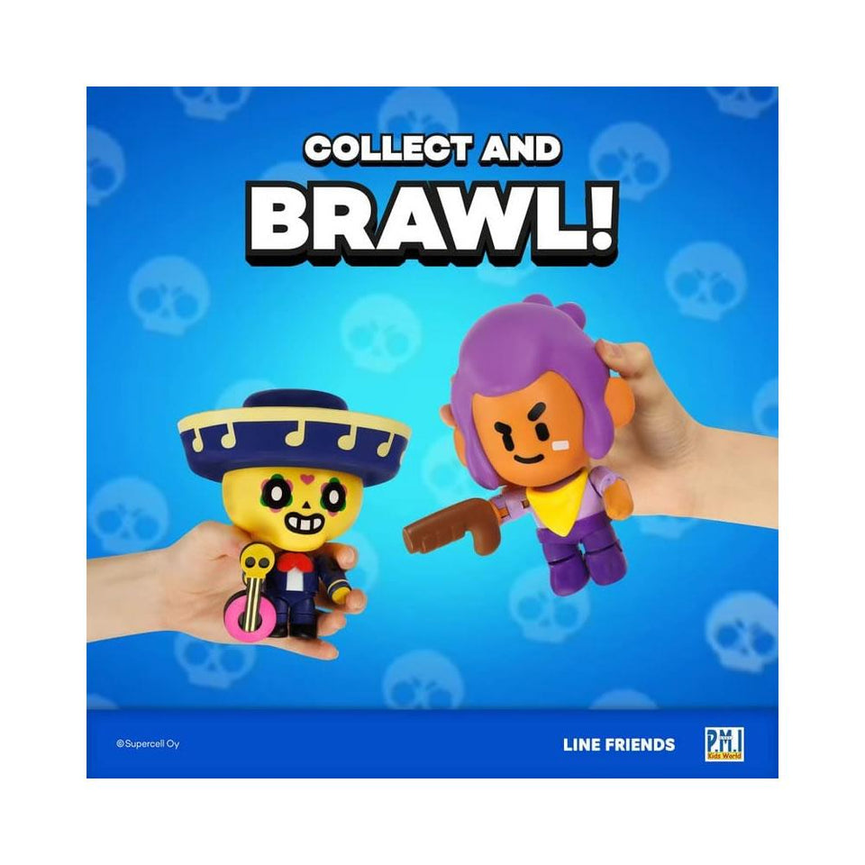 Brawl Stars Shelly Brawler Boomstick Shotgun Fighter Action Figure PMI International
