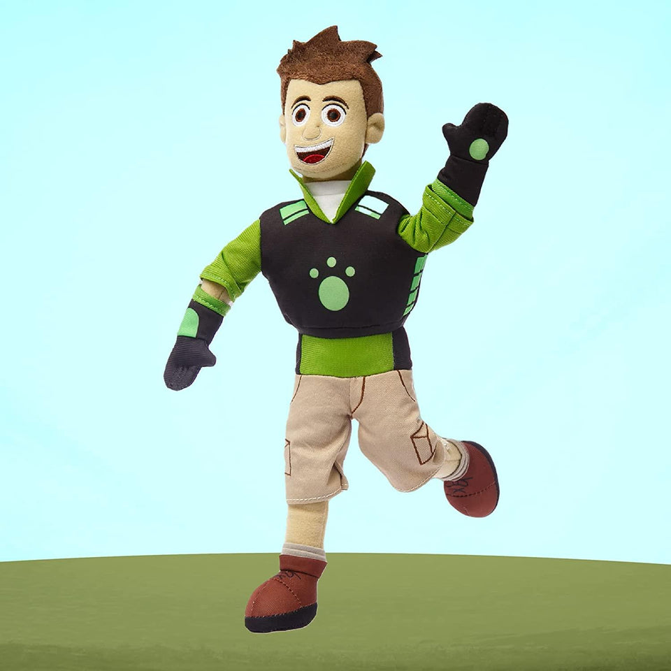 Wild Kratts Chris & Martin Plush Toy Dolls Set Power Suits TV Character Mighty Mojo