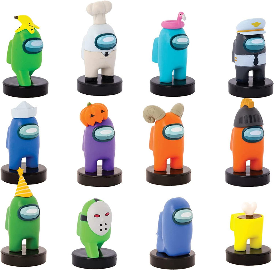 Among Us Ink Stampers 12pk Peeled Chef Goalie Captain Pumpkin Rammed PMI International