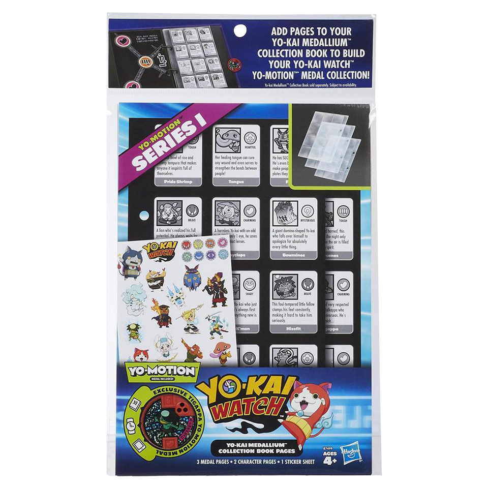 Yo-kai Watch Series 1 Medallium Book Pages Collection Beetall Medal