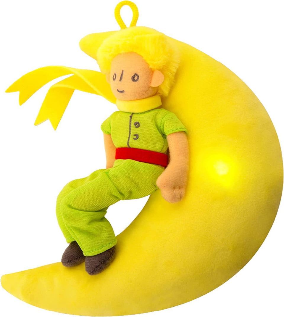 The Little Prince Le Petit with Moon Night Light Up Bedtime Doll Plush Mighty Mojo