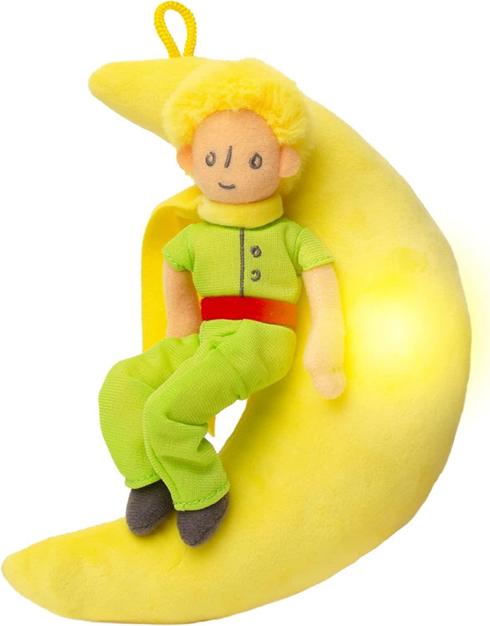 The Little Prince Le Petit with Moon Night Light Up Bedtime Doll Plush Mighty Mojo