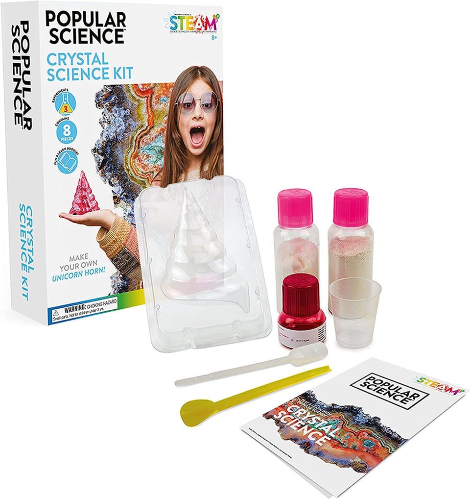 Popular Science Crystal Science Kit STEAM Educational Learning Experiment WOW! Stuff