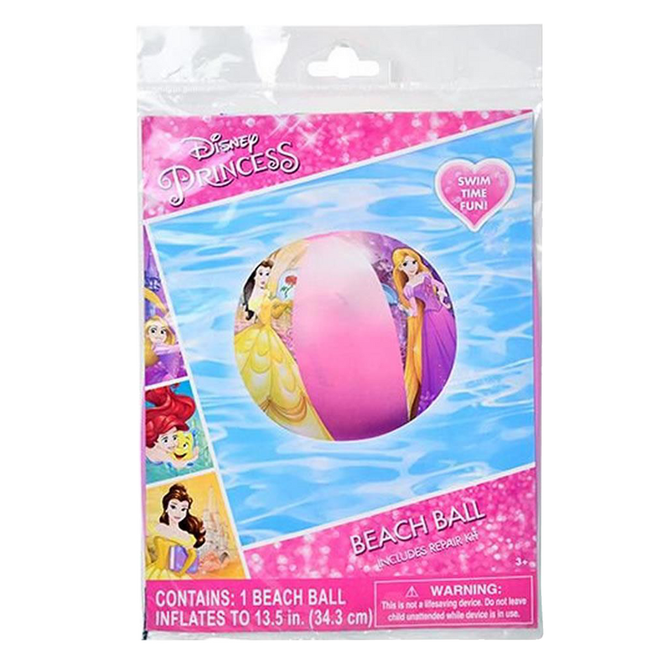 Disney Princess Inflatable Beach Ball Cinderella Belle Rapunzel Pool Water Fun