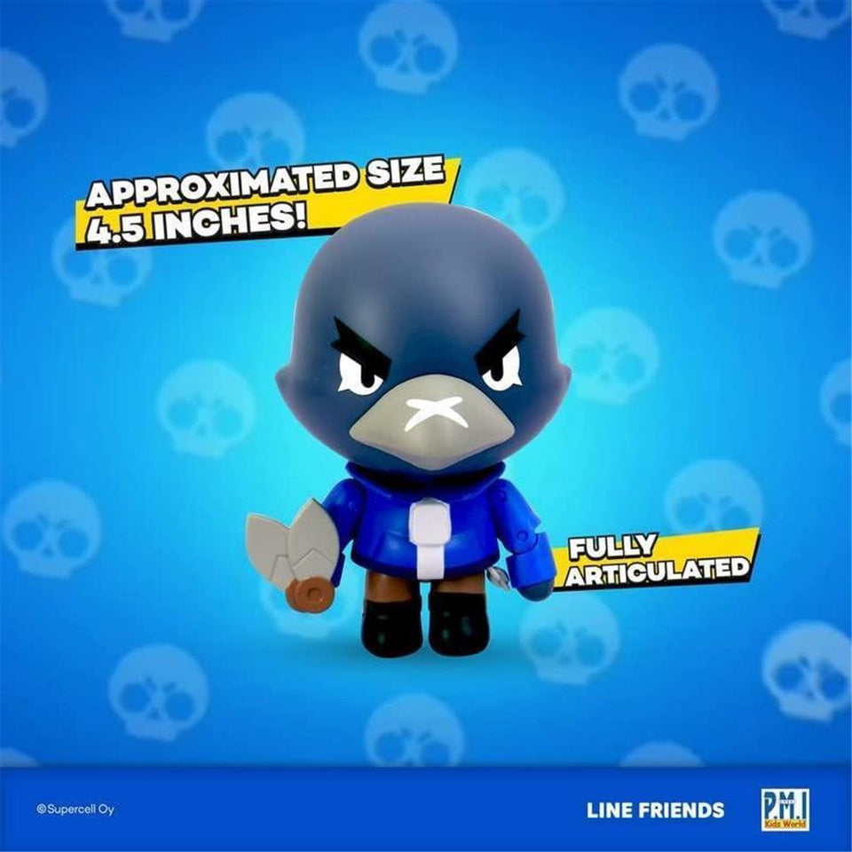 Brawl Stars Legendary Brawler Crow with Daggers Collectors Action Figure PMI International