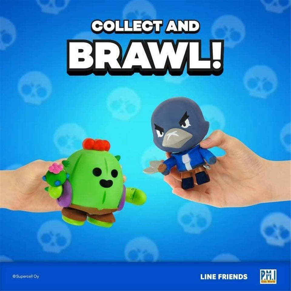 Brawl Stars Legendary Brawler Crow with Daggers Collectors Action Figure PMI International