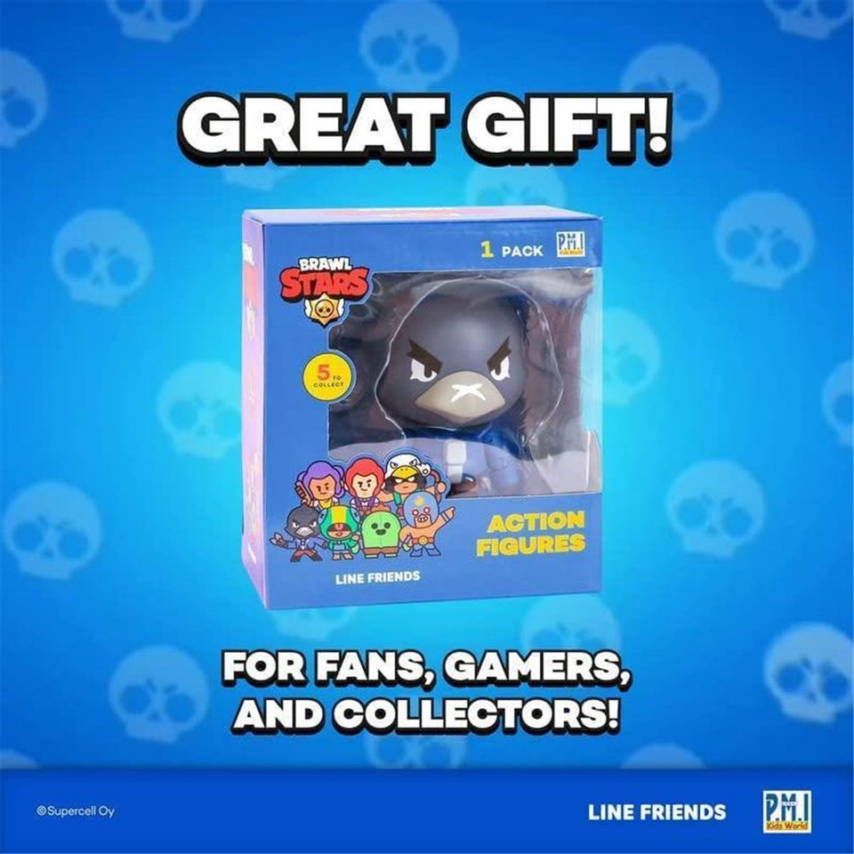 Brawl Stars Legendary Brawler Crow with Daggers Collectors Action Figure PMI International