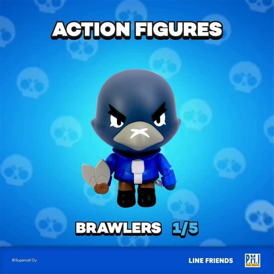 Brawl Stars Legendary Brawler Crow with Daggers Collectors Action Figure PMI International