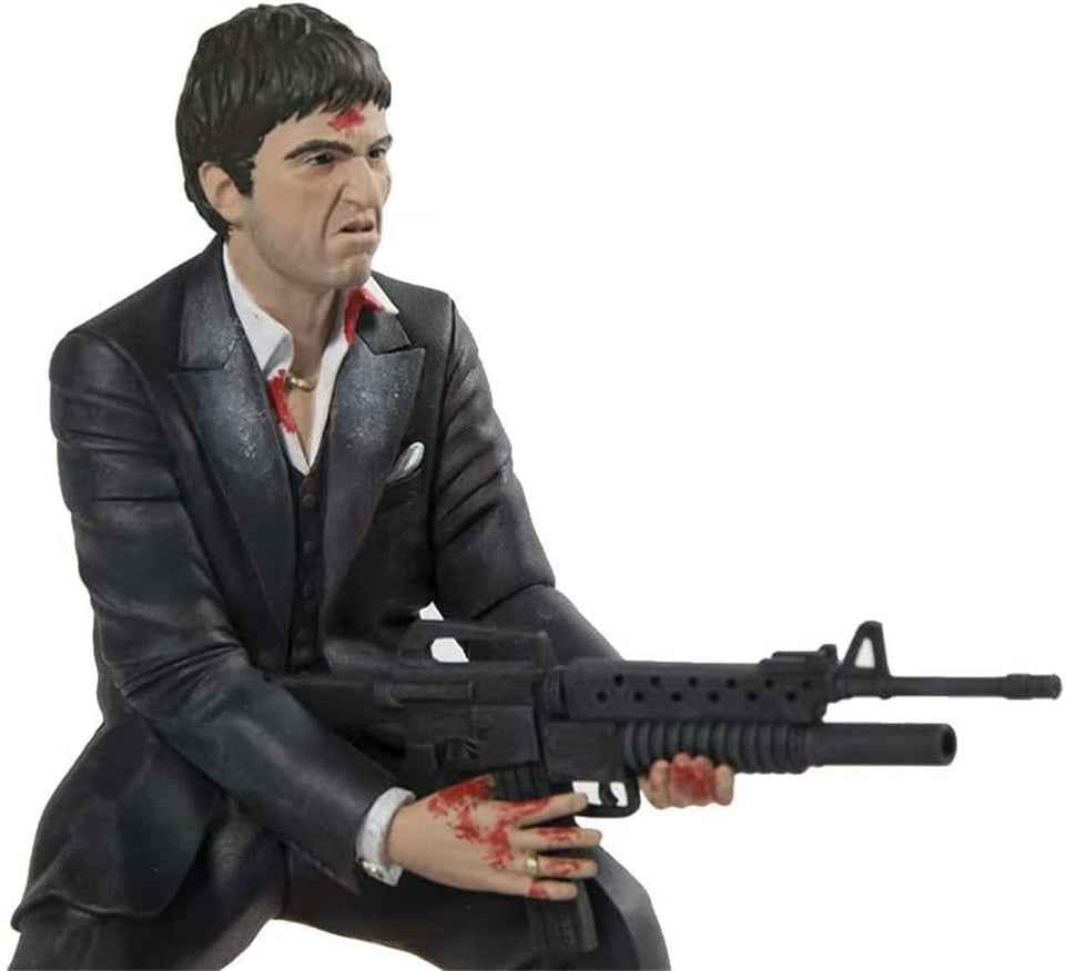 Scarface Say Hello To My Little Friend Tony Montana Statue Figure Mighty Mojo