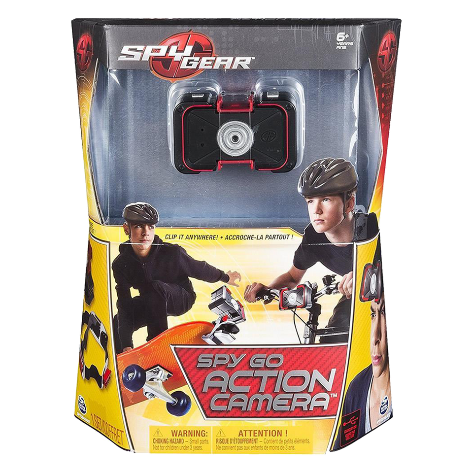 Spy Gear Spy Go Action Camera Clip-On Portable Surveillance Spin Master Toy 6028962