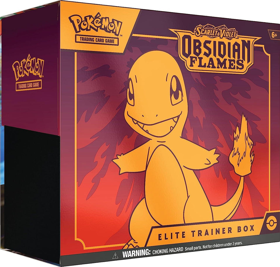 Pokemon TCG Scarlet & Violet Obsidian Flames Elite Trainer Box Charmander Booster Packs