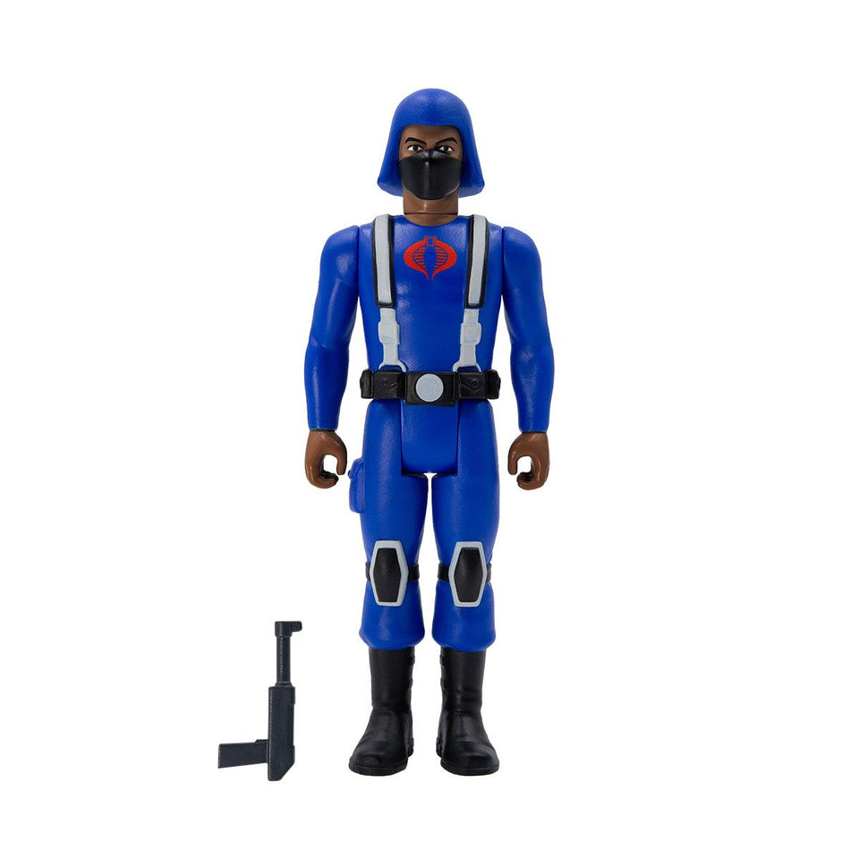 G.I. Joe African American Cobra Trooper H-Back Infantry Soldier Villian Animated Figure Super7