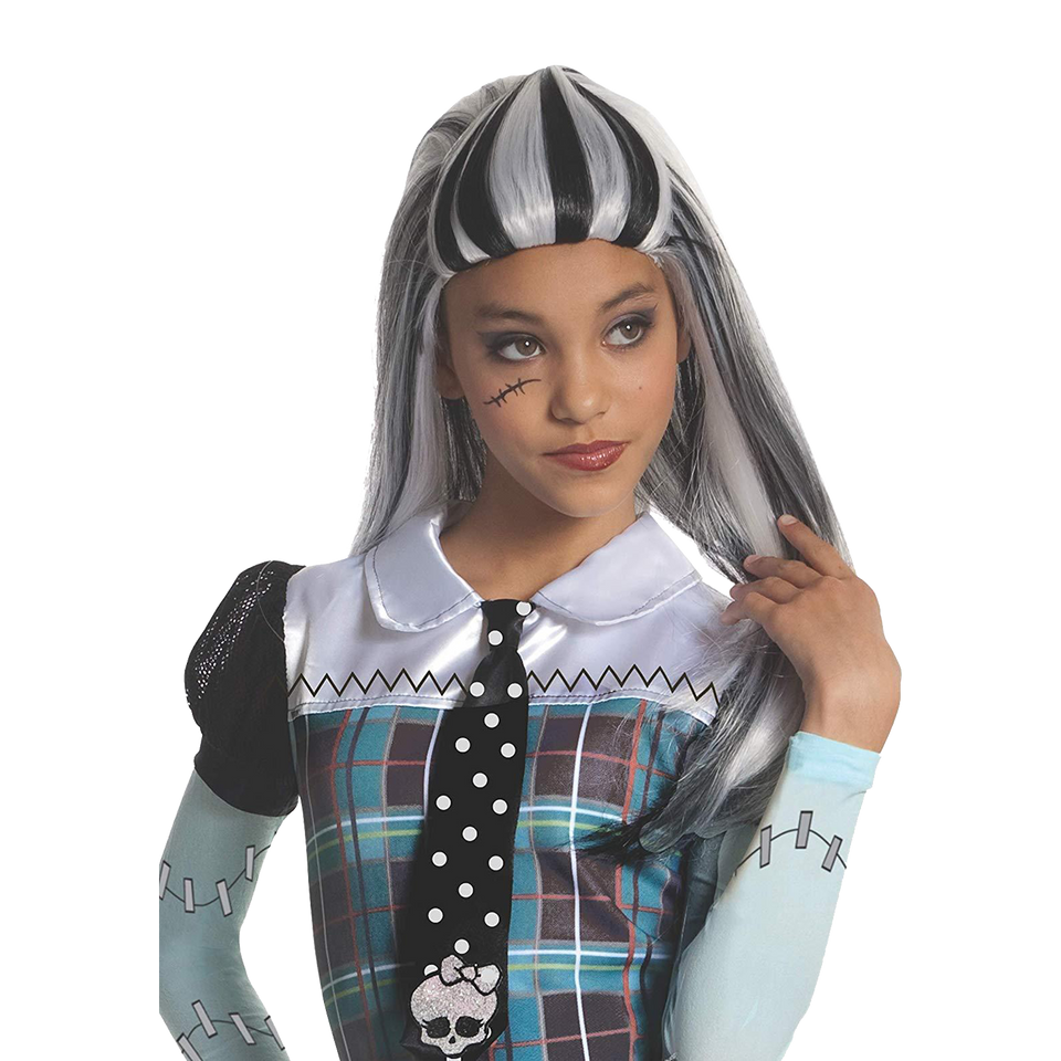 Monster High Frankie Stein Girls Wig Costume Accessory