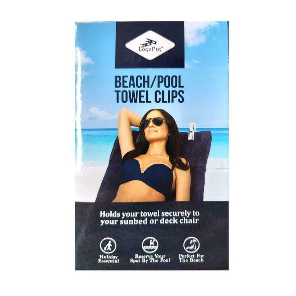 Beach Pool Towel Clips Beach Babe Lips Secure Bag Lounge Chair Protection Accessory LogoPeg