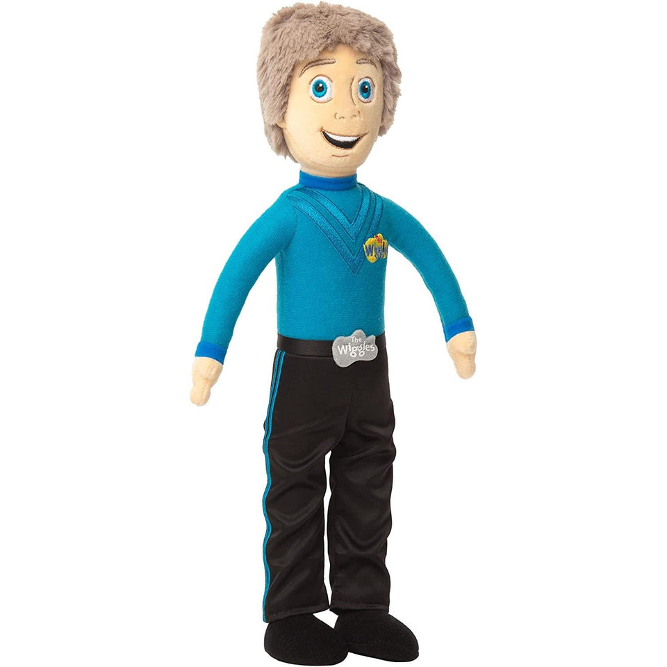 The Wiggles Blue Wiggle Anthony Field 14" Plush Doll Childrens Musical Group Mighty Mojo