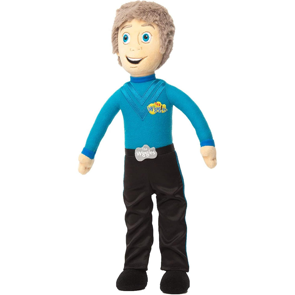 The Wiggles Blue Wiggle Anthony Field 14" Plush Doll Childrens Musical Group Mighty Mojo