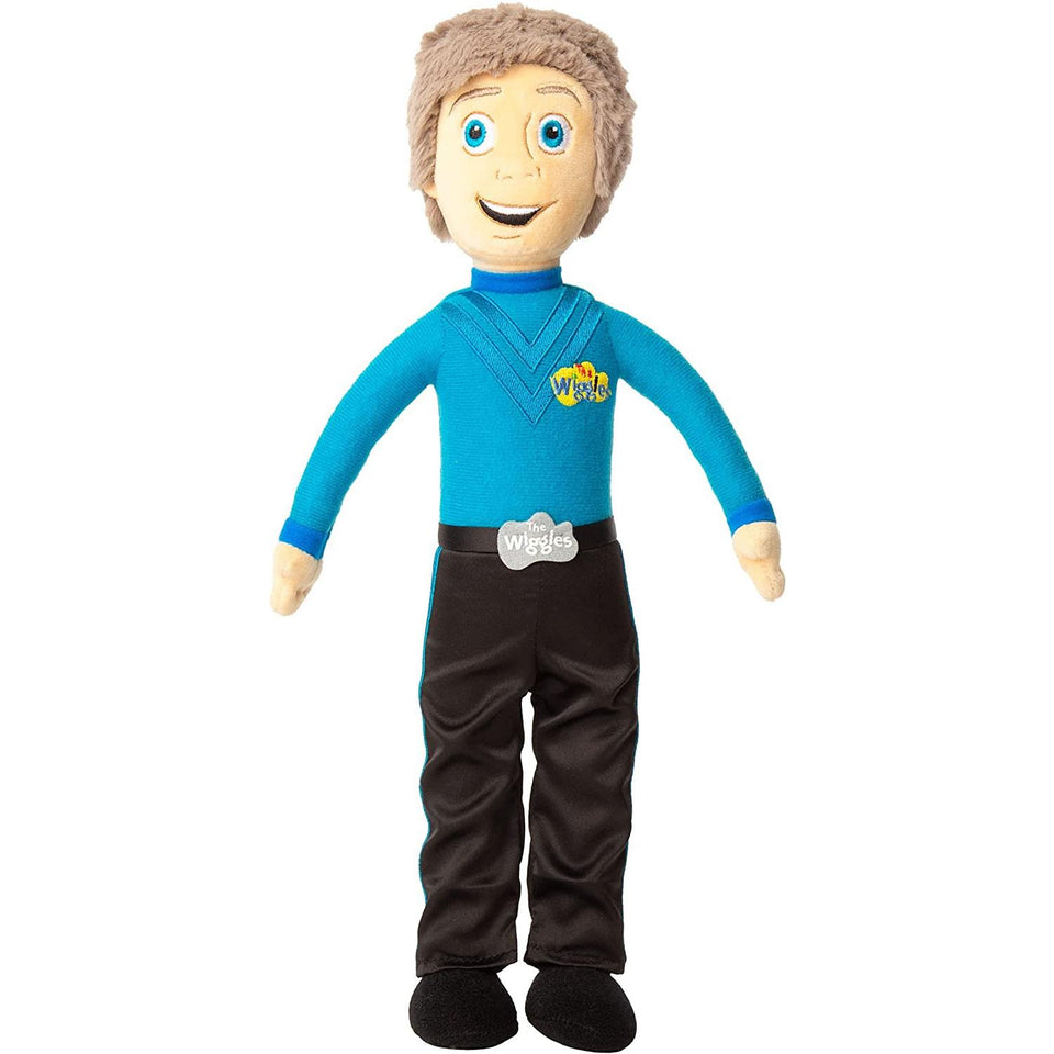 The Wiggles Blue Wiggle Anthony Field 14" Plush Doll Childrens Musical Group Mighty Mojo