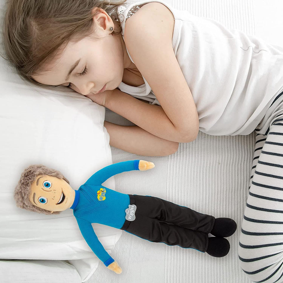 The Wiggles Blue Wiggle Anthony Field 14" Plush Doll Childrens Musical Group Mighty Mojo