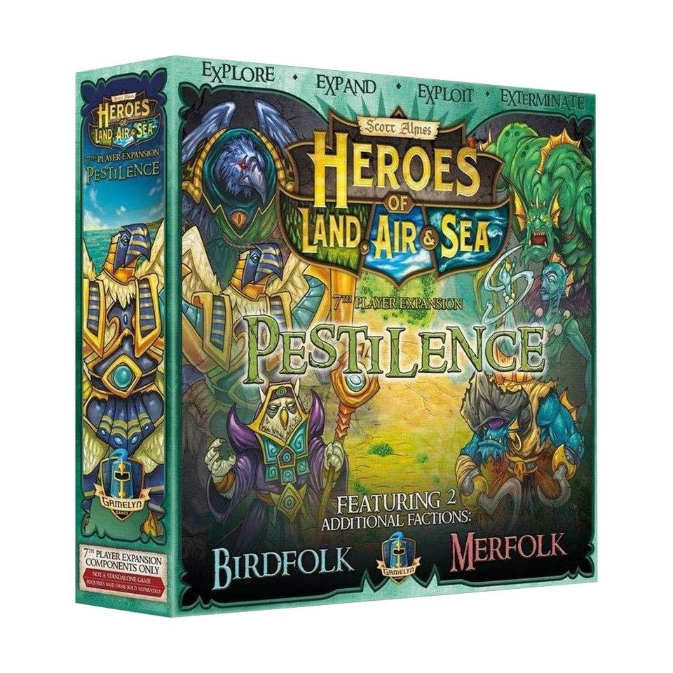 Heroes of Land Air & Sea: Expansion Pestilence 7-Player Board Game