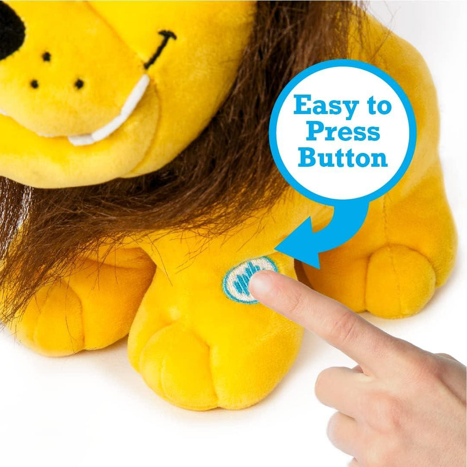 Silly Sounds Lion Plush 10" Roars Farts Burps Sound Talking Animal Stuffed Mighty Mojo