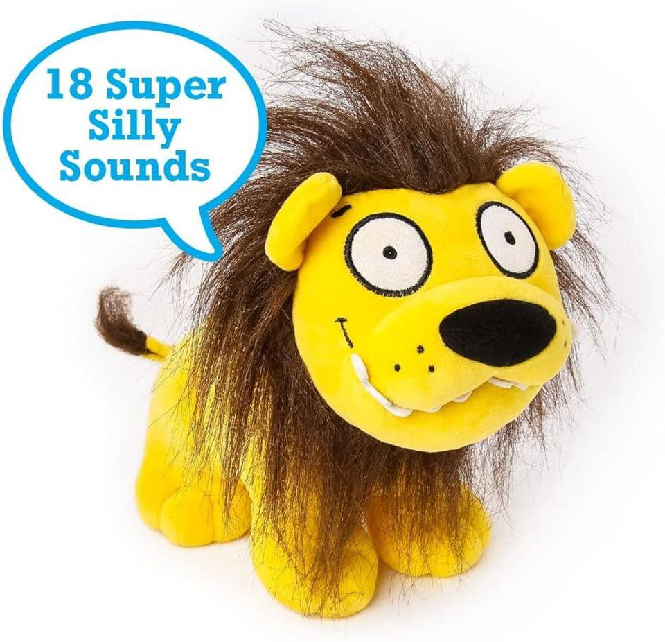 Silly Sounds Lion Plush 10" Roars Farts Burps Sound Talking Animal Stuffed Mighty Mojo